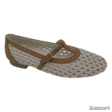 Women's Woven Leather  tee bar Loafers – Paul Green 261143
